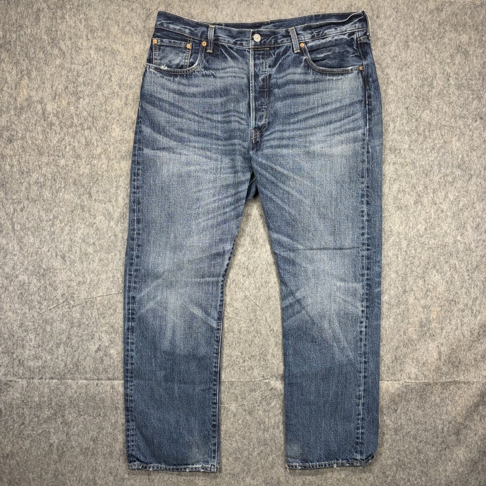 Levi's Premium 501 Jeans Men's 38 x 30 Faded Hige Straight Button Fly